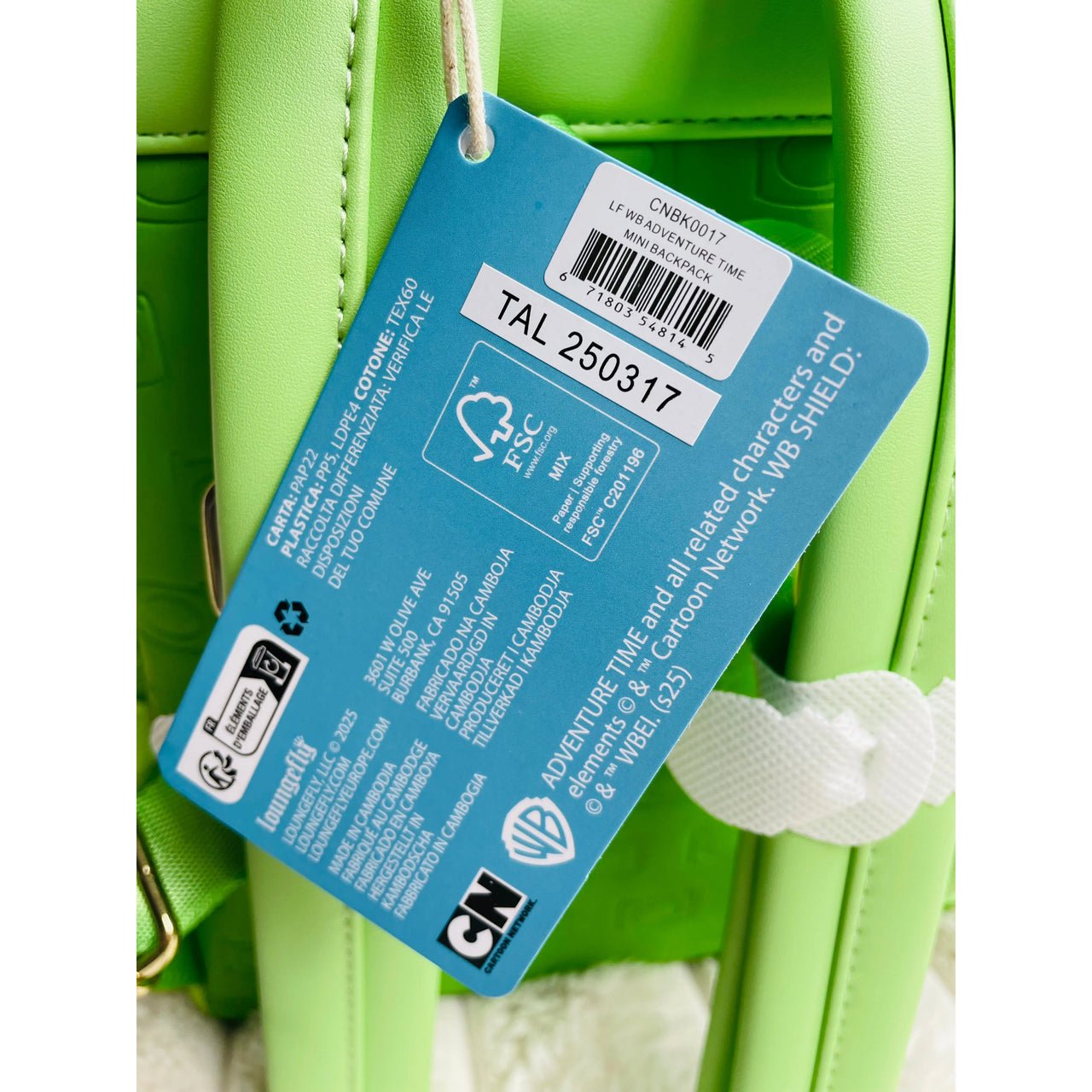 Loungefly Adventure Time Finn All - Over Print Mini Backpack - Planet Toys