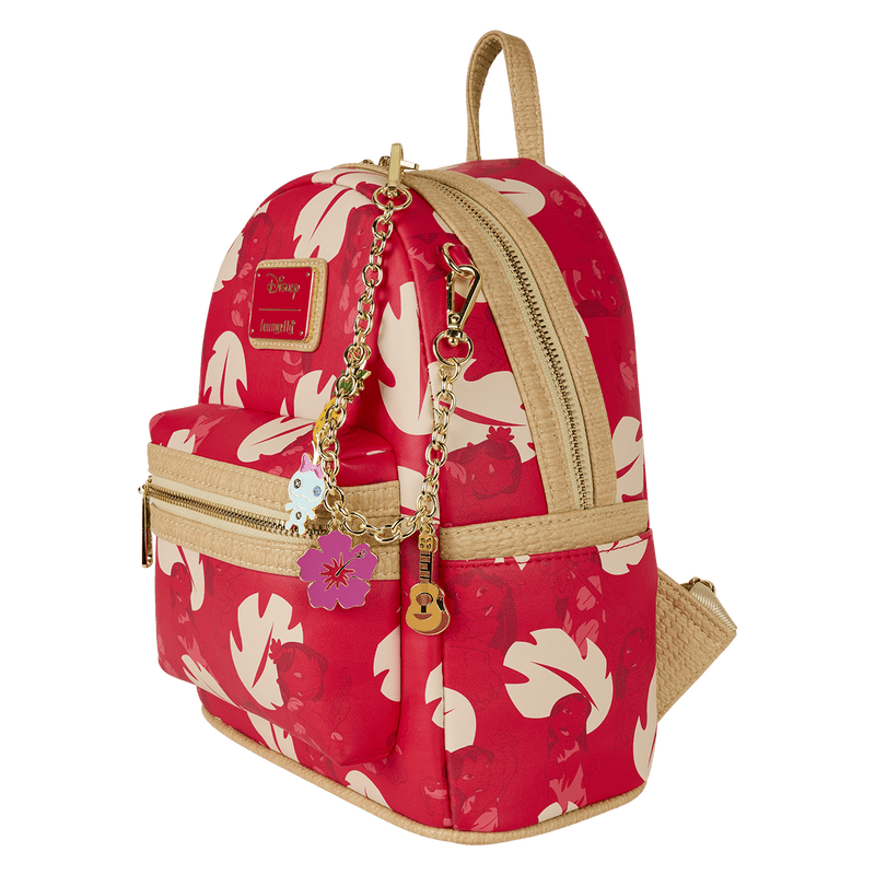 Loungefly Disney Lilo & Stitch Charm Cosplay Mini Backpack - Planet Toys