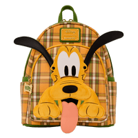 Loungefly Disney Pluto 95th Anniversary Plaid Mini Backpack - Planet Toys