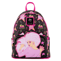 Loungefly Jem and the Holograms Glitter All - Over Print Mini Backpack - Planet Toys