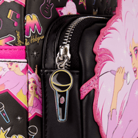 Loungefly Jem and the Holograms Glitter All - Over Print Mini Backpack - Planet Toys