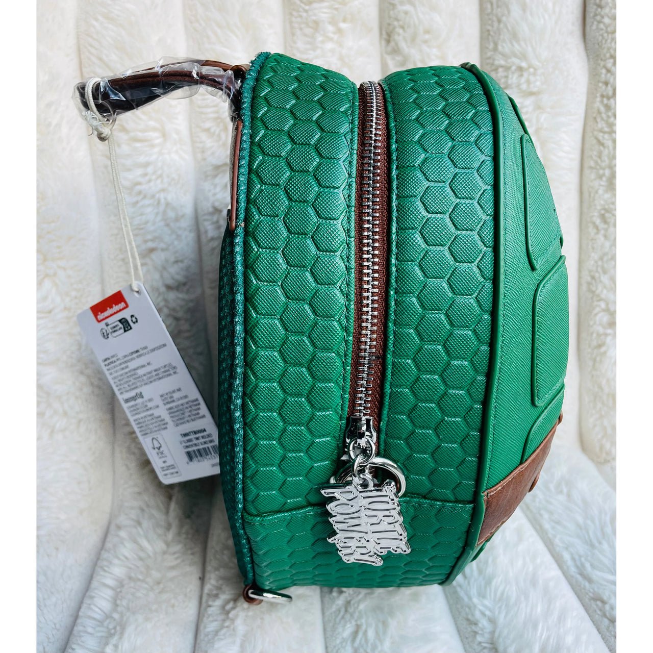 Loungefly Teenage Mutant Ninja Turtles Figural Shell Convertible Mini Backpack & Crossbody Bag - Planet Toys