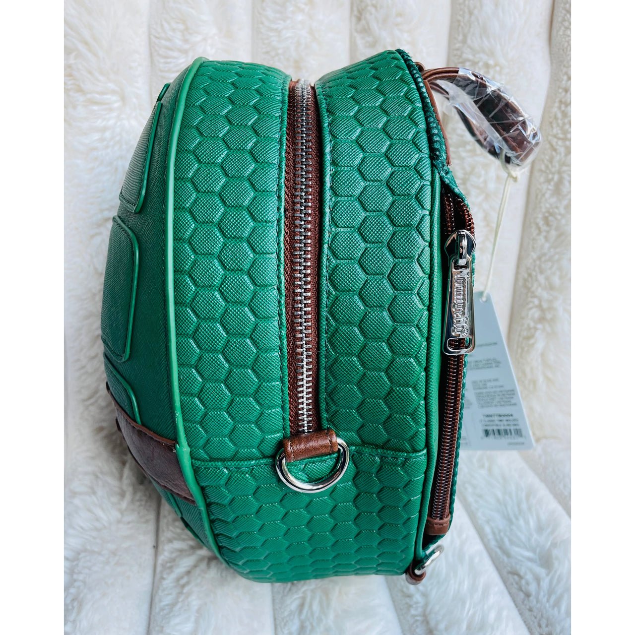 Loungefly Teenage Mutant Ninja Turtles Figural Shell Convertible Mini Backpack & Crossbody Bag - Planet Toys