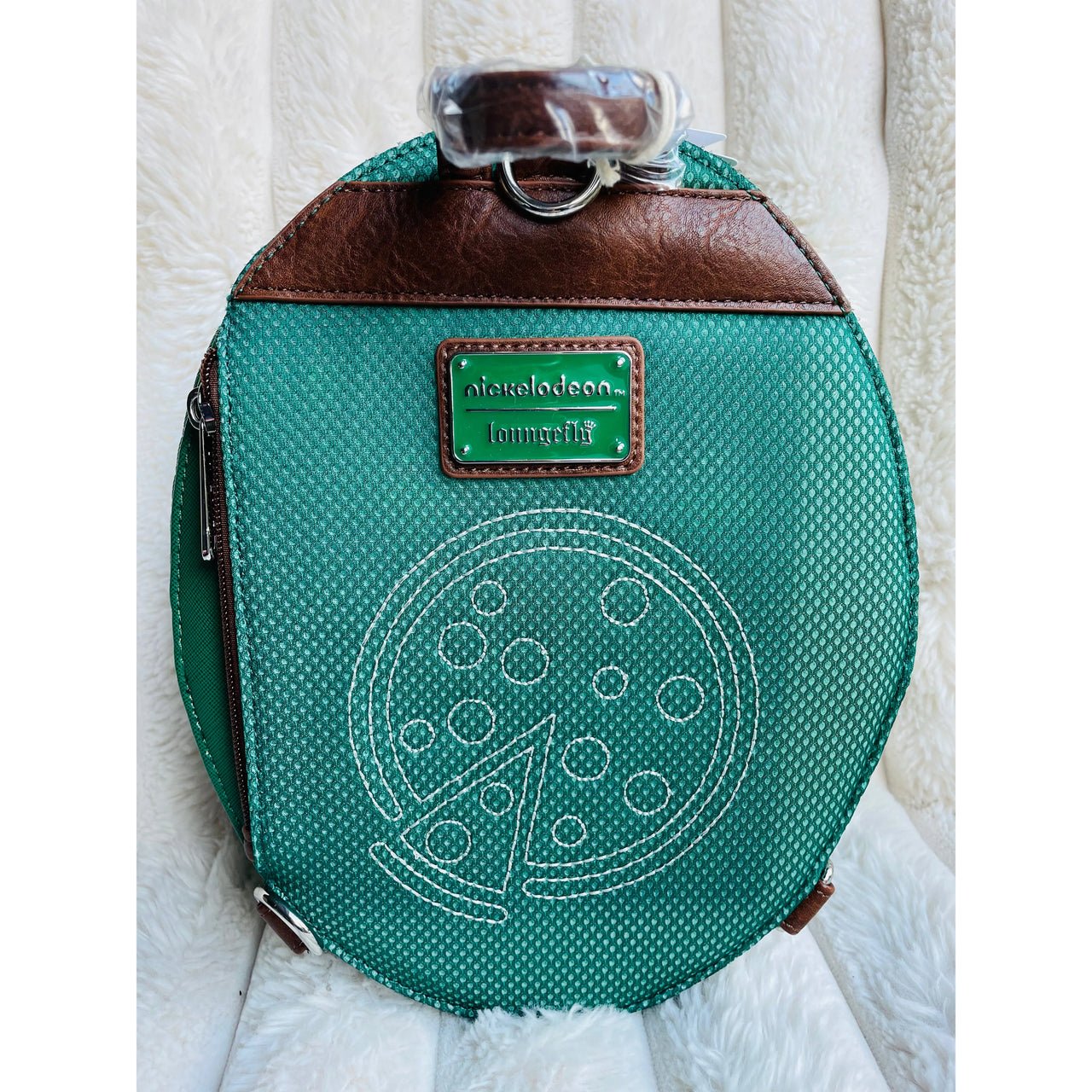 Loungefly Teenage Mutant Ninja Turtles Figural Shell Convertible Mini Backpack & Crossbody Bag - Planet Toys