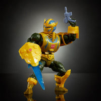 Masters of the Universe x Transformers Action Figure Bumblebee Armor Man - At - Arms - Planet Toys