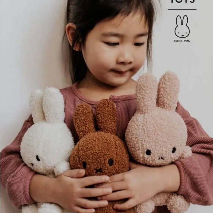 Miffy Tiny Teddy Pink Bunny Plush 23cm - 100% Recycled - Planet Toys