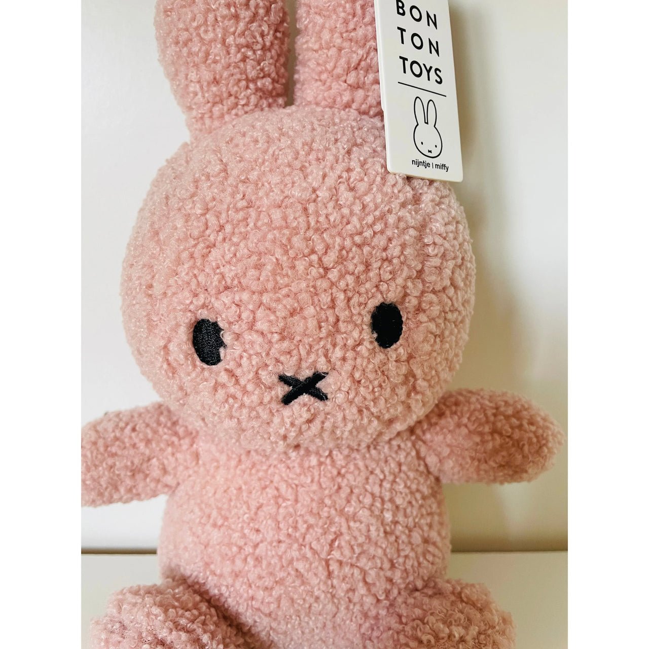 Miffy Tiny Teddy Pink Bunny Plush 23cm - 100% Recycled - Planet Toys