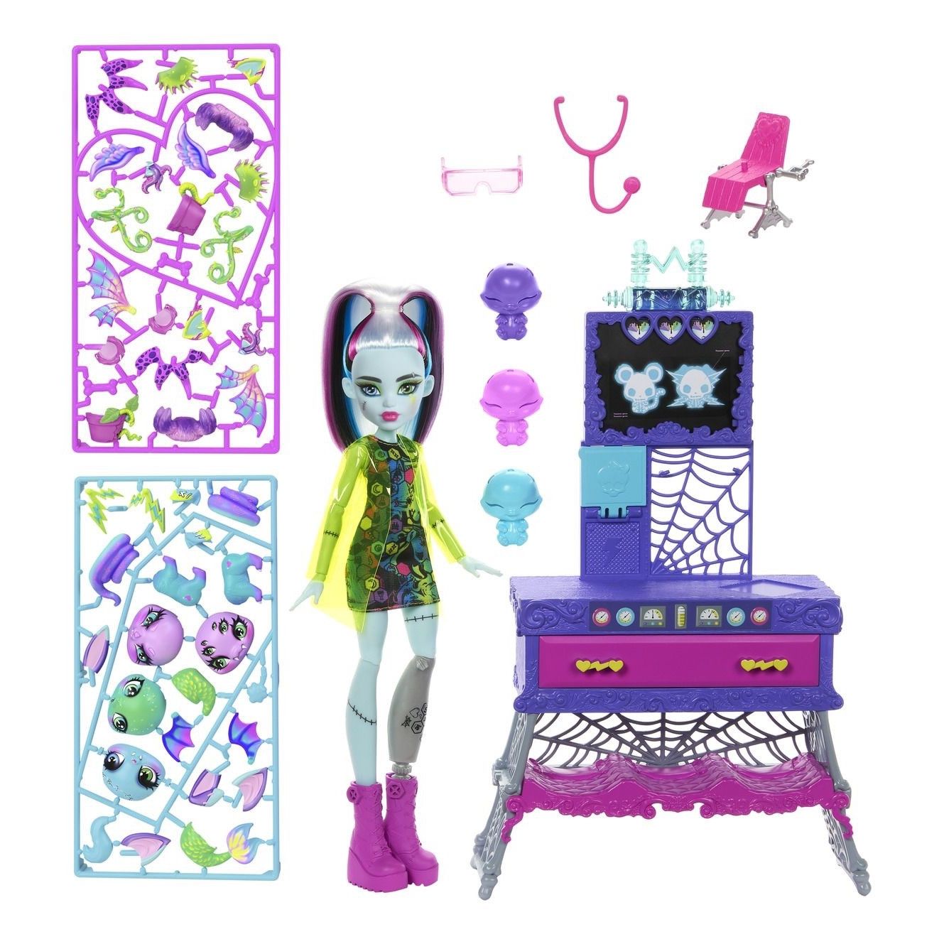 Monster High Make - A - Monster Pet Playset with Frankie Stein Doll - Planet Toys