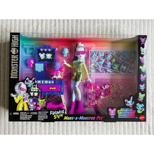 Monster High Make - A - Monster Pet Playset with Frankie Stein Doll - Planet Toys