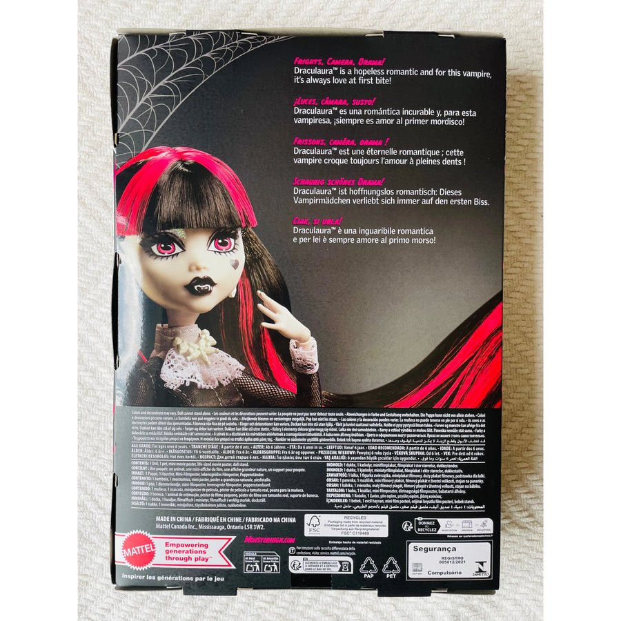 Monster High Reel Drama Draculaura Doll - Planet Toys