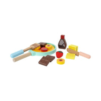 Owl & Fox Wooden Imagination Kitchen Pancake Set - Planet Toys