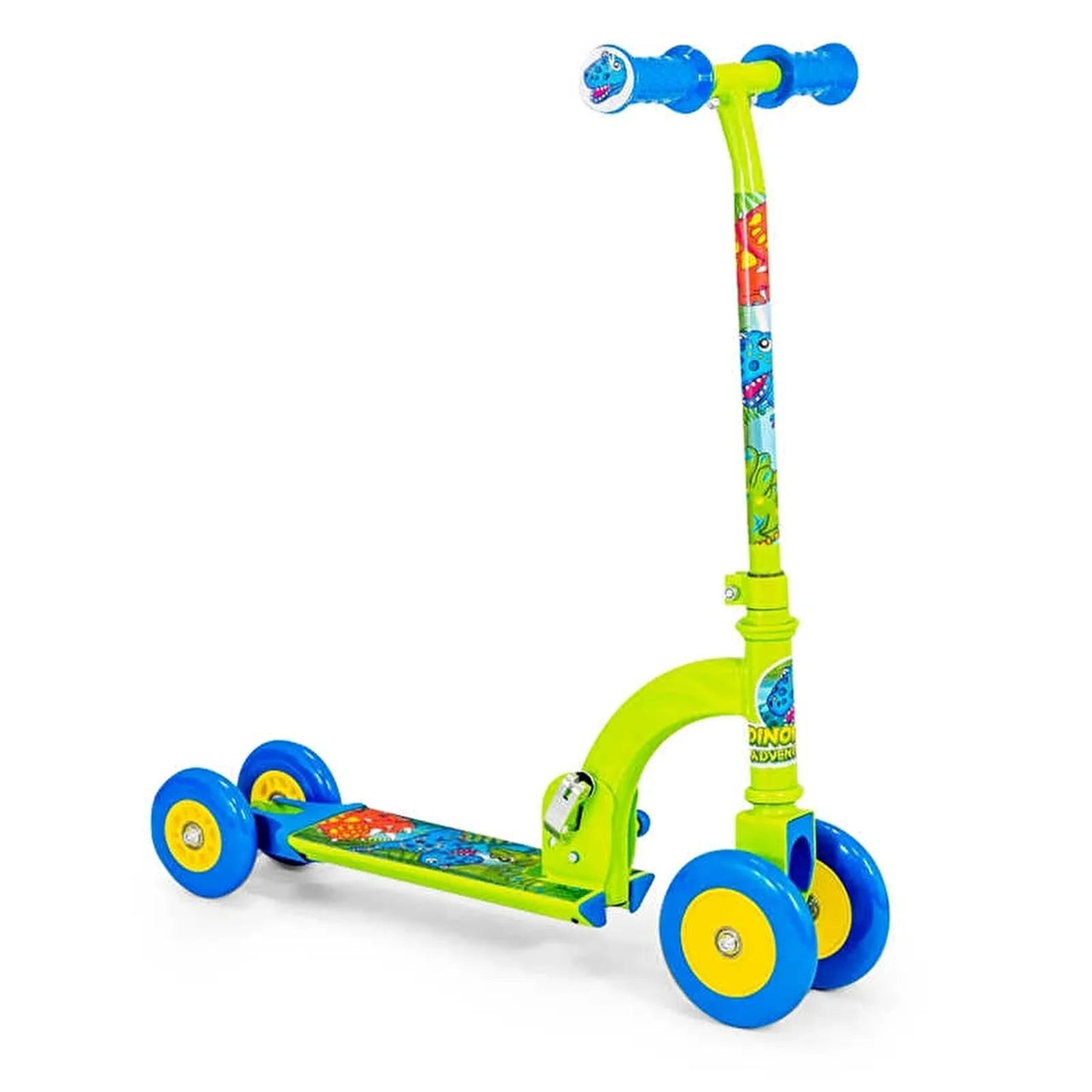 Ozbozz Dinosaur My First Scooter - Green & Blue - Planet Toys