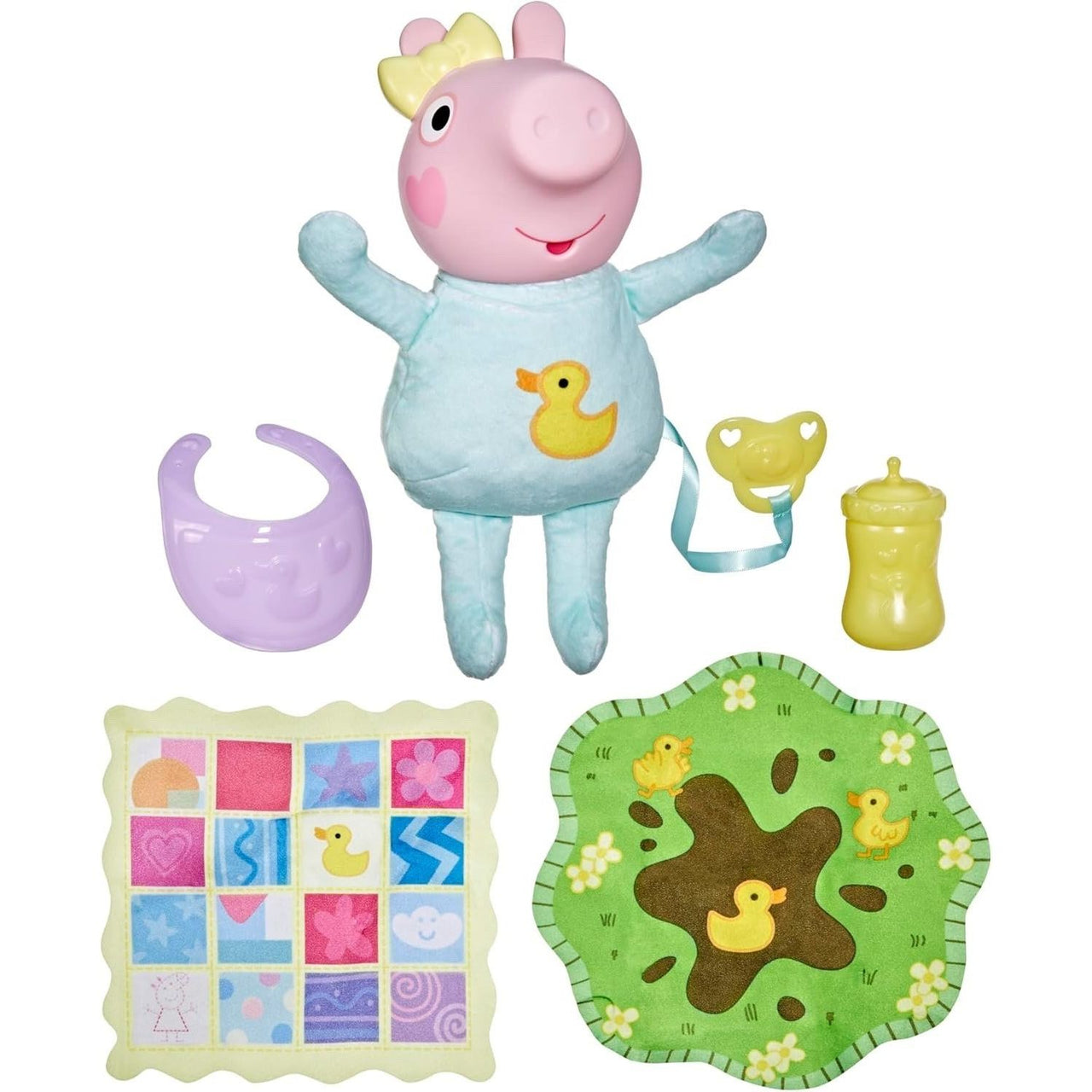 Peppa Pig Interactive Oinks & Snuggles Baby Evie Doll - Planet Toys