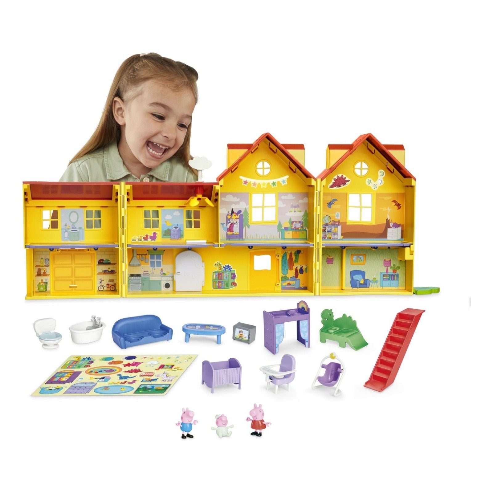 Peppa Pig Peppa's Big Family House Playset - Planet Toys