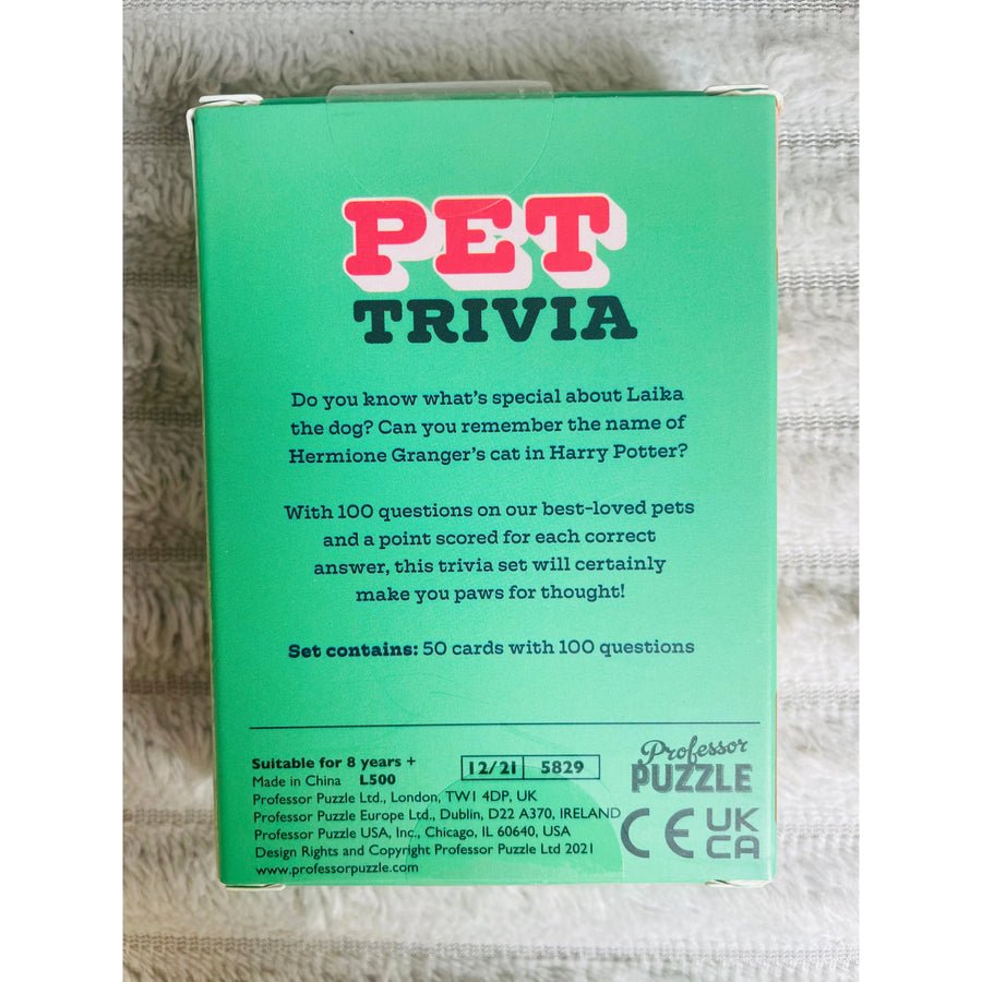 Pet Trivia Game - Planet Toys