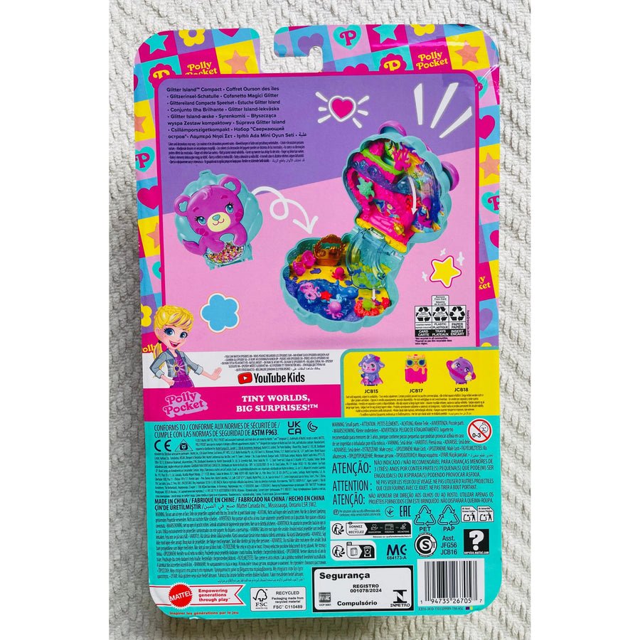 Polly Pocket Glitter Island Compact - Planet Toys