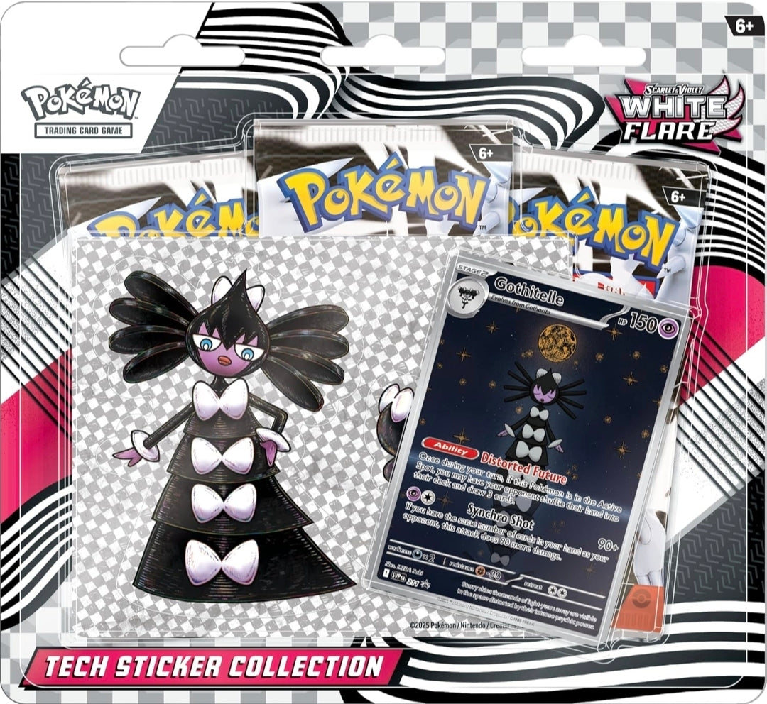 Pokemon TCG: Scarlet & Violet 10.5 - White Flare - Tech Sticker Collection Gothitelle