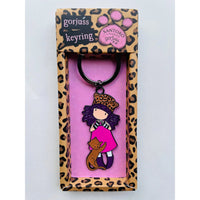 Santoro Gorjuss Keyring in A Gift Box Cat Love - Planet Toys