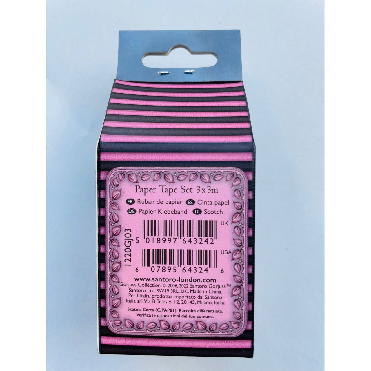 Santoro Gorjuss Paper Tape Set - in the Forest - Blue - Planet Toys