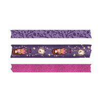 Santoro Gorjuss Paper Tape Set - in the Forest - Purple - Planet Toys
