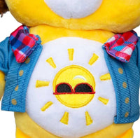 Stranger Things x Care Bears Plush 22cm - Funshine Bear as Dustin - Planet Toys