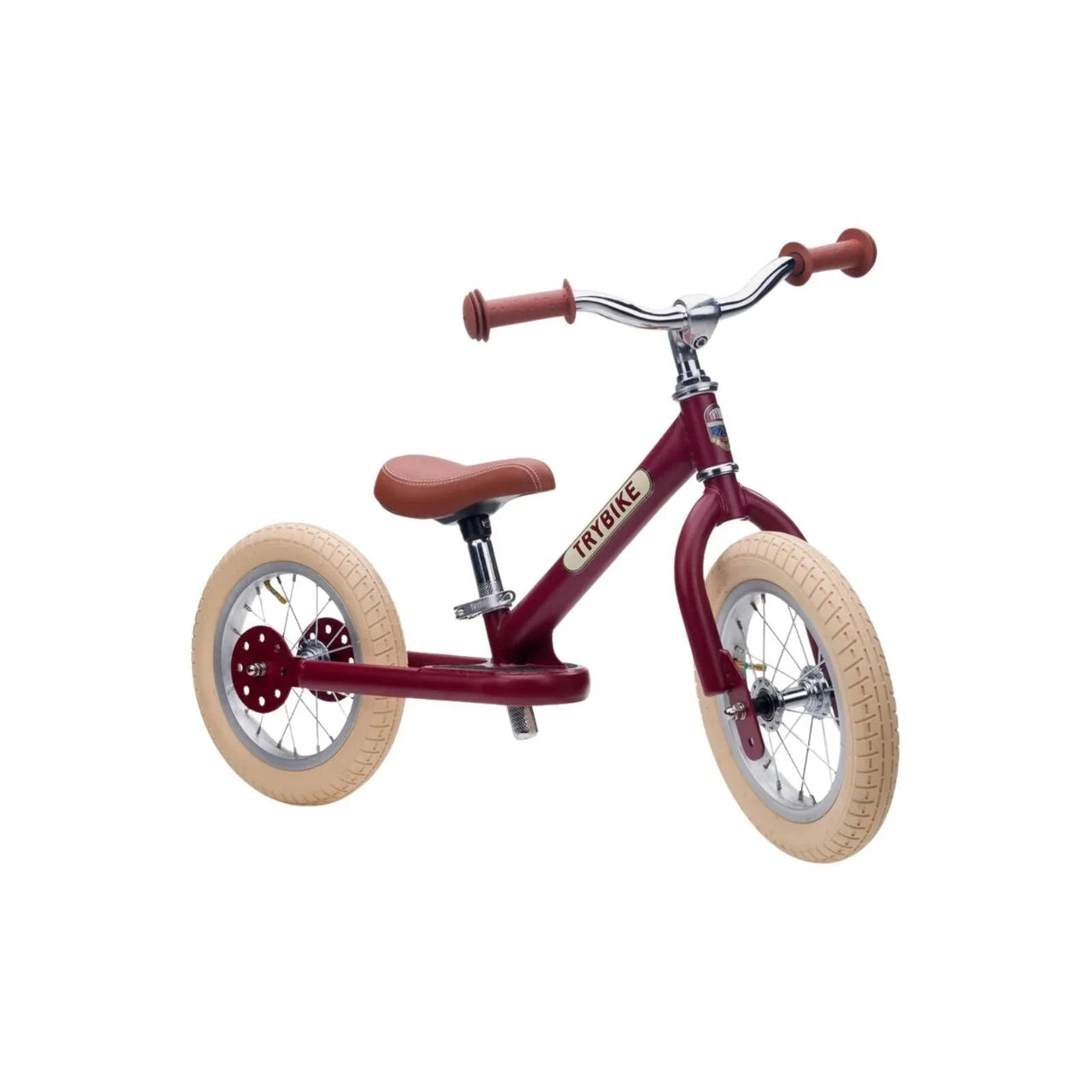 Trybike Matte 2 - in - 1 Balance Trike - Vintage Red - Planet Toys