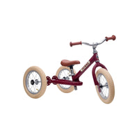 Trybike Matte 2 - in - 1 Balance Trike - Vintage Red - Planet Toys