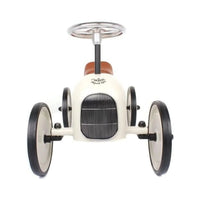 Vilac Ride On Metal Car Toy - Off White - Planet Toys