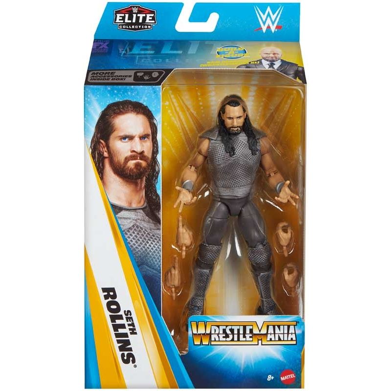 WWE Wrestlemania Elite Collection Seth Rollins Action Figure - Planet Toys