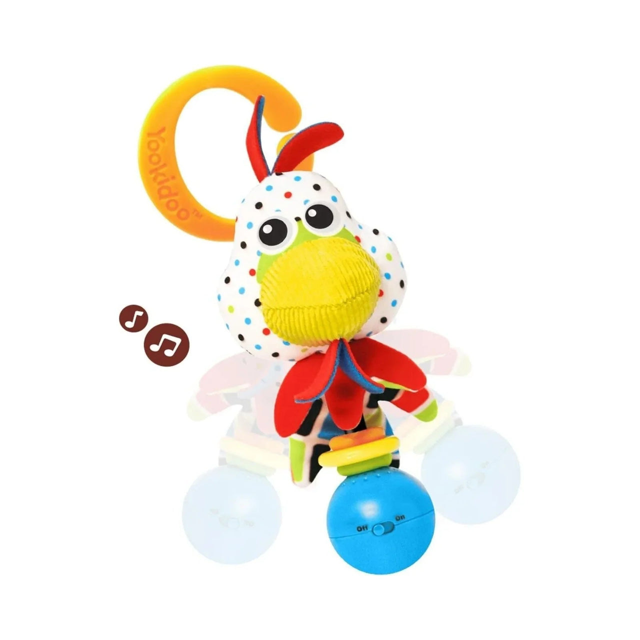 Yookidoo Rooster Shake Me Rattle - Rooster - Planet Toys