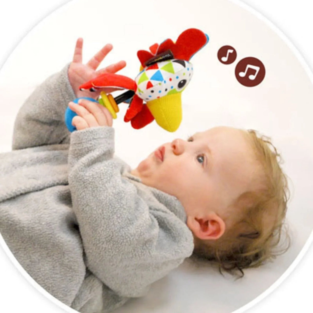 Yookidoo Rooster Shake Me Rattle - Rooster - Planet Toys